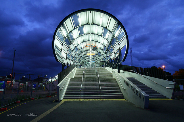 Taking this photograph of Footscray railway station came at great personal risk.