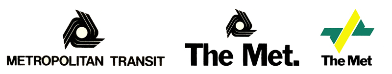 Three corporate logos for "The Met"